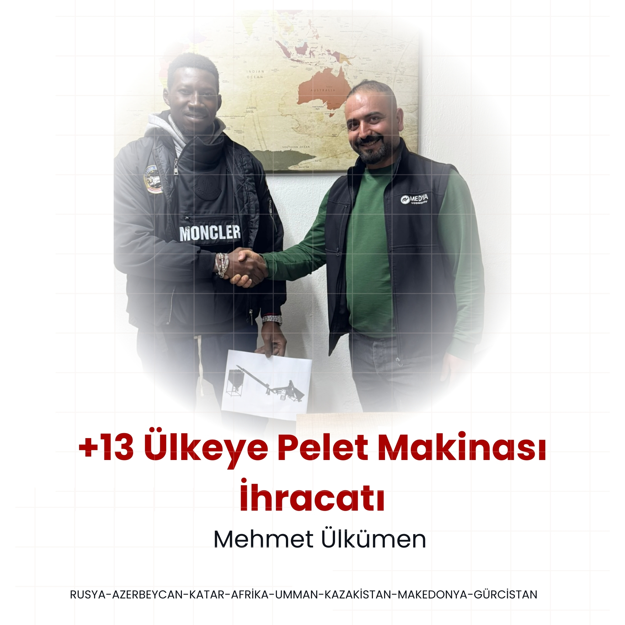 +13 Ülkeye Pelet makinası İhracatı İle KENDİMİZİ KANITLADIK!