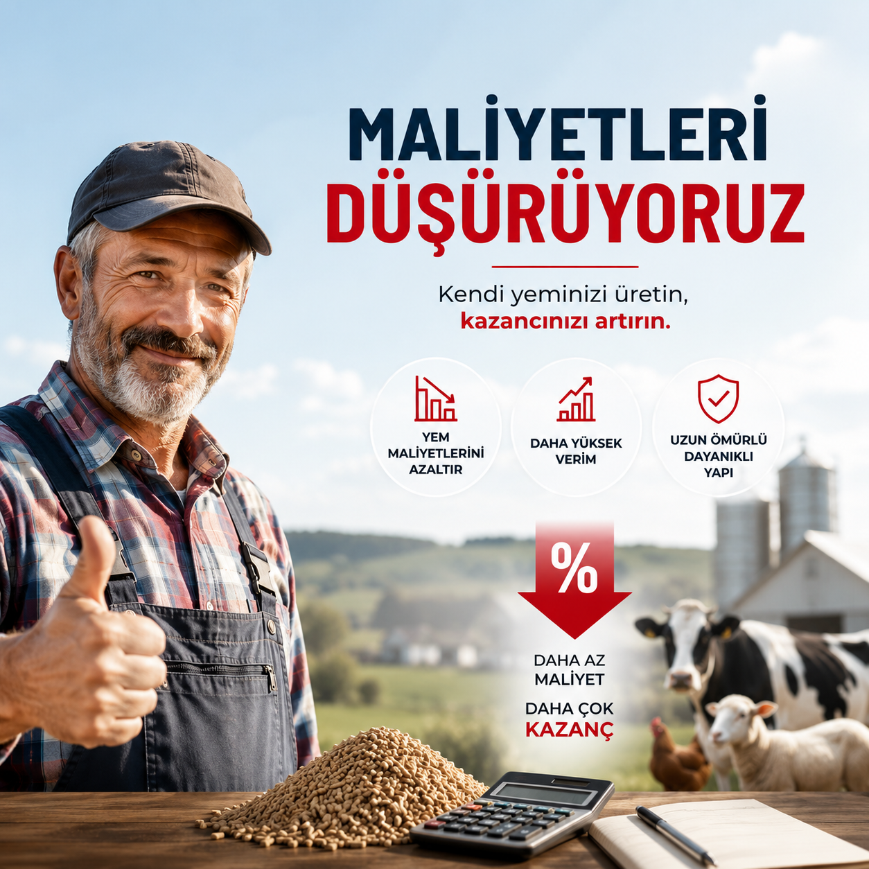 Yem Maliyetlerini Düşürmek ister misin?