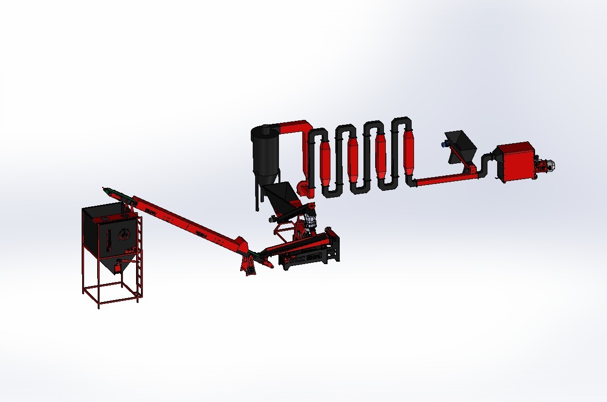 Pelet Yakıt Tesisi SAATTE 400-500KG